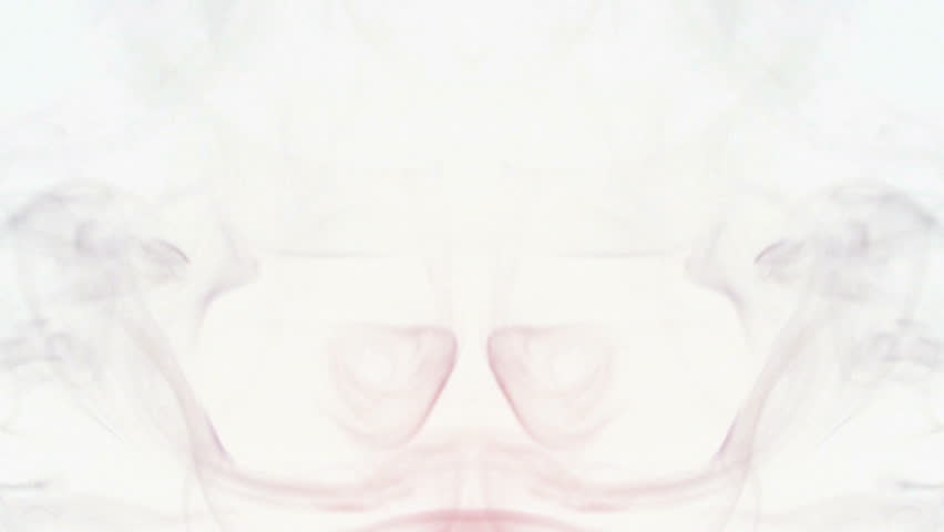 Real smoke over a white background.