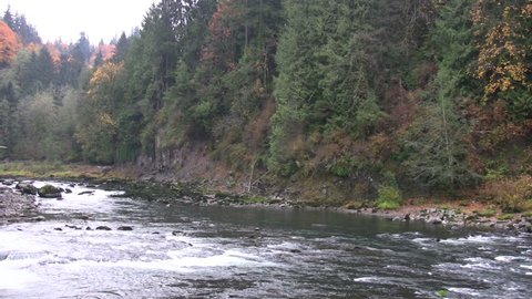 Snoqualmie river in Washington state.