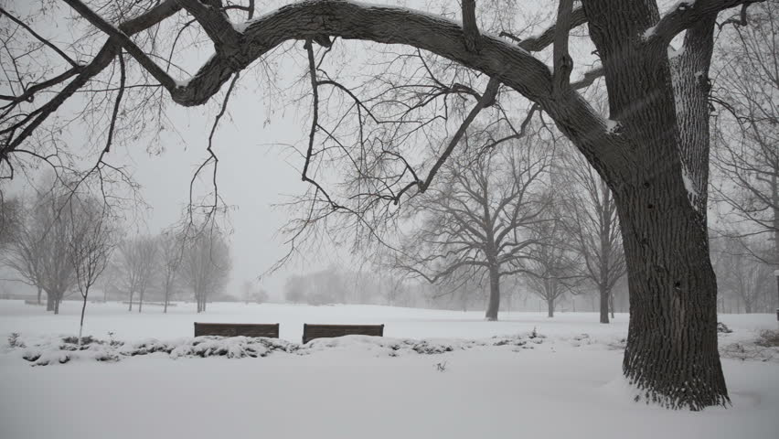 Snow falling in the Major