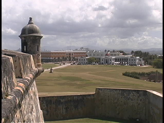 The city of San Juan is seen from the Castillo San Felipe del Moro fort, in Puerto Rico.