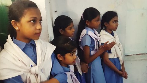 Bangladeshi school girl Stock Video Footage - 4K and HD Video Clips