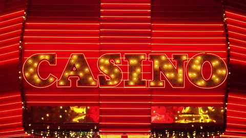 Word Casino in Neon Lights - Las Vegas