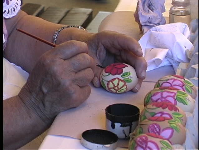 A close-up of a woman