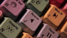 video editing keyboard symbols macro 
