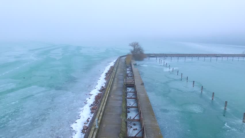 Heading in to the fog 