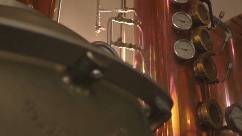 An old Whiskey Distilliery - original footage, not color corrected, shot on Canon C300 with Canon Log, good for color grading - no people