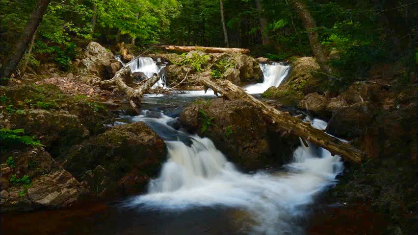 Overlooked Falls Porcupine Mountains Michigan
