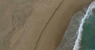 4K aerial epic video of Playa Cofete. Fuerteventura.