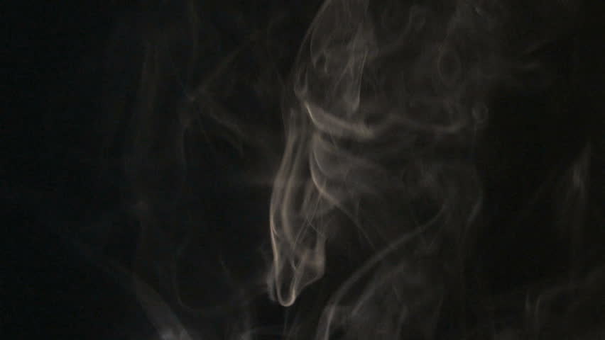 Smoke rising to the top of the screen.