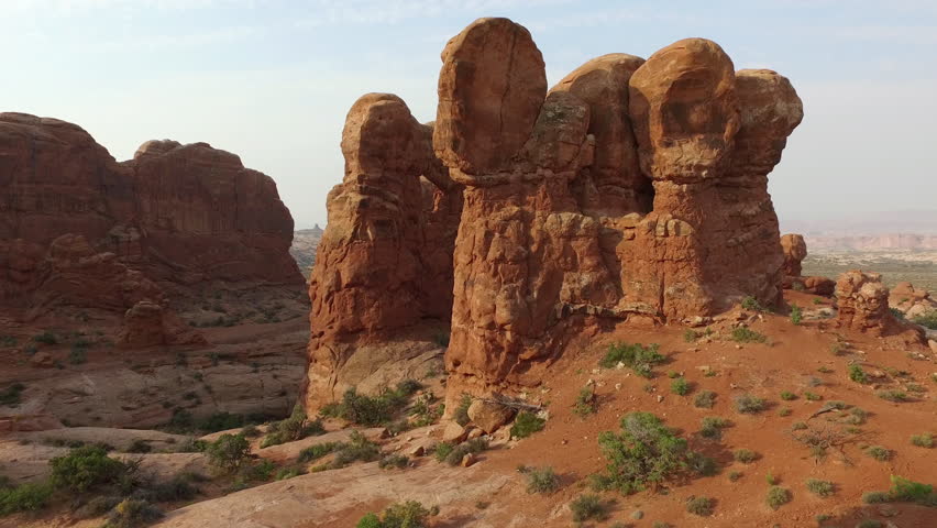 Arches National Park aerial view