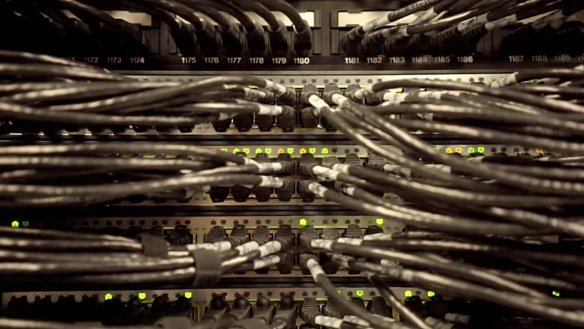 Inside a data center Royalty-Free Stock Footage #14493814