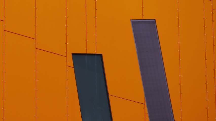 Orange Building Windows
