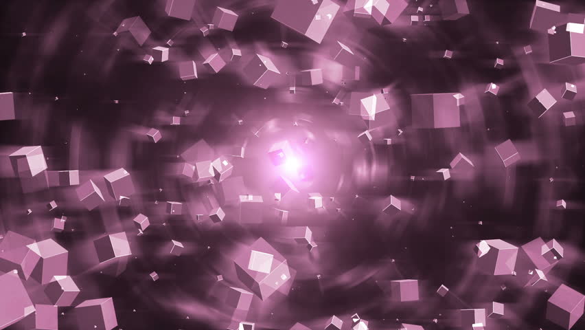 Abstract Motion Pink Background Animated Squares Stock Footage Video