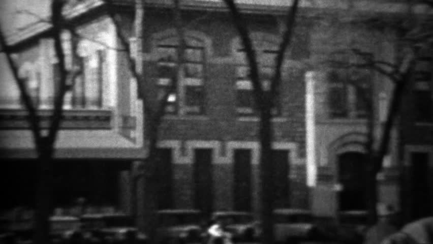 DENVER, COLORADO 1933: Union Station train downtown depot gothic building architecture.