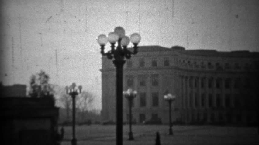 DENVER, COLORADO 1933: Civic Center Courthouse downtown classic building architecture.