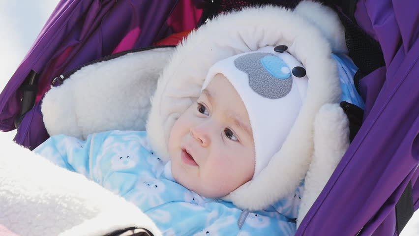 cute baby winter