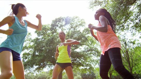 Young African American Asian Indian Girls Stock Footage Video (100%