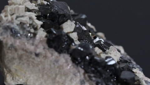 Raw black mineral , quartz, galena 6