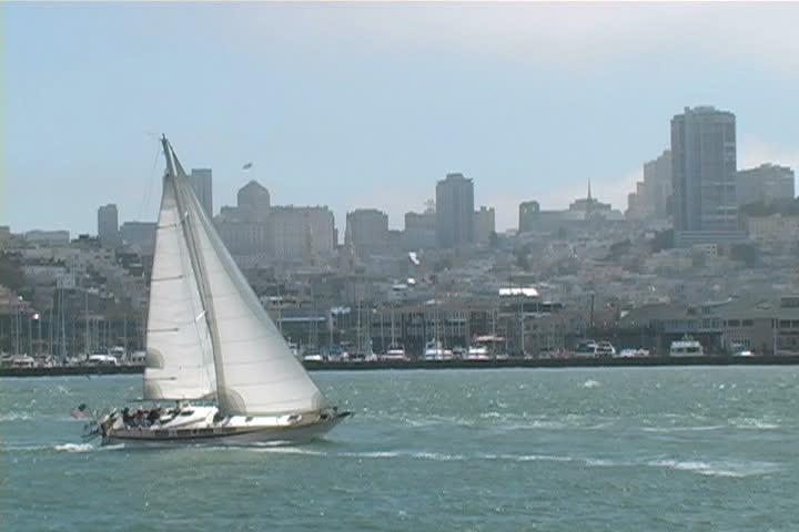 SailBoat in the San Francisco bay.