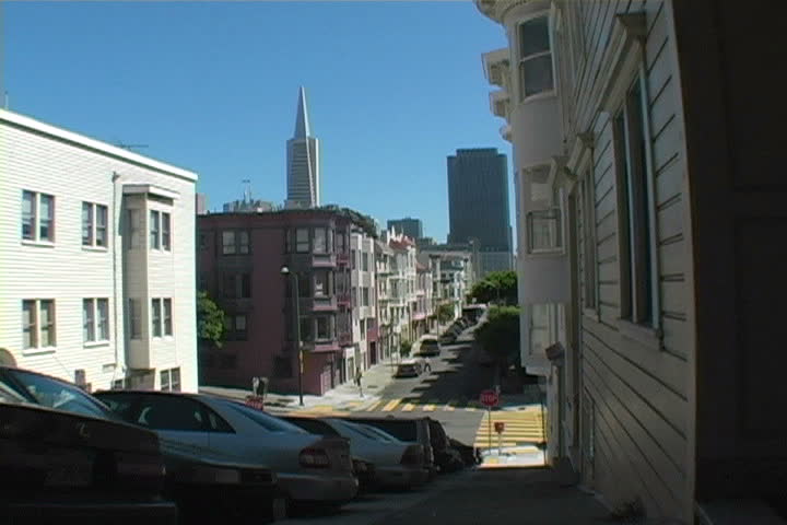 A view of a San Francisco neighborhood.