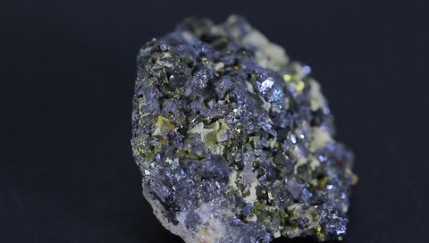 Natural raw  mineral with  pyrite,quartz and galena 1