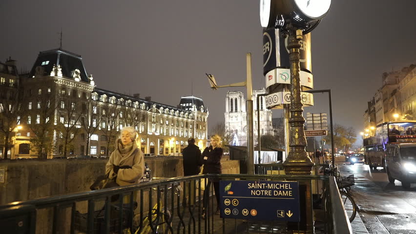 Paris Street View At Notre Stock Footage Video 100 Royalty Free Shutterstock