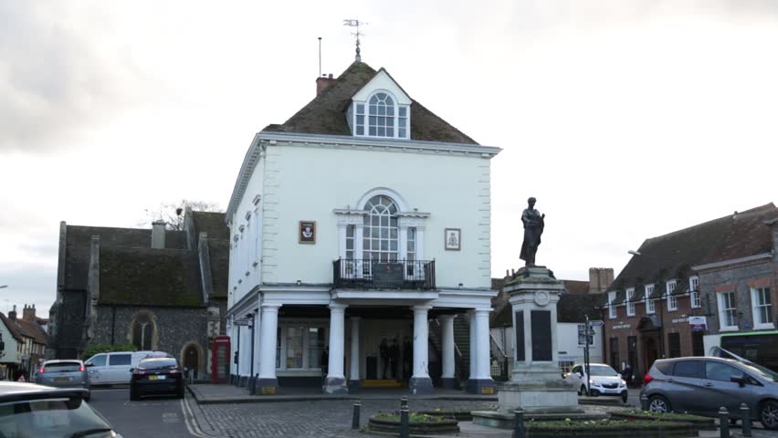 Town hall in a small market town of Wallingford, England, Europe