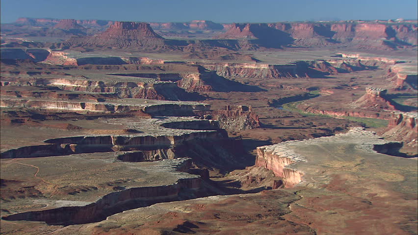 View From Green River Overlook of Vast Canyonland Landscape