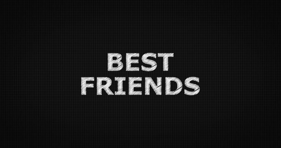 the word best friends ever