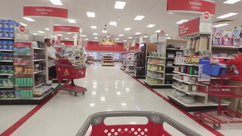 AVENTURA - FEBRUARY 20: Target Corporation was founded in 1902 in Minnesota by George Dayton and has over 1800 USA locations February 20, 2016 in Aventura FL, USA
