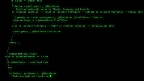 Animation Writing Programming Code On Screen Stock Footage Video (100% ...