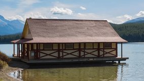 House on the Maligne Lake