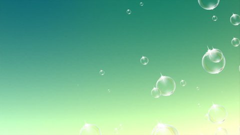 Looping Animation Soap Bubbles Floating Moving Stock Footage Video (100 ...