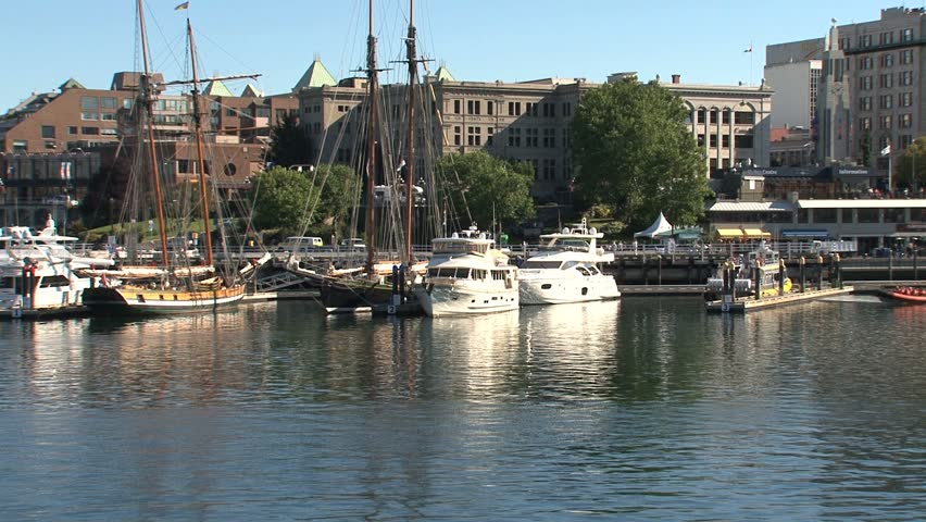 VICTORIA, CANADA - CIRCA SEPTEMBER 2010: Harbor Victoria, British Columbia, Canada.