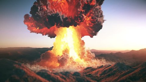 Atomic Bomb Nuke Explosion 4K