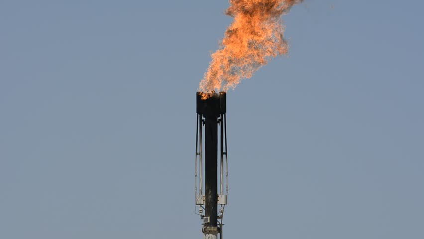 flare stack oilfield- close Stock Footage Video (100% Royalty-free ...