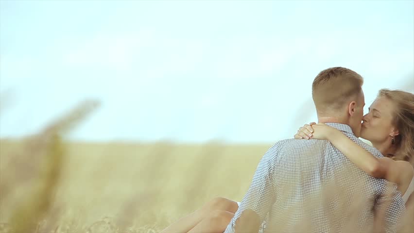 Daughter Sits Fathers Lap On Beach Stock Footage Video 100 Royalty