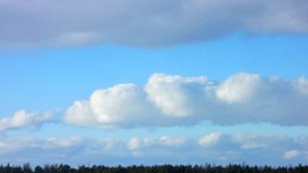 time lapse beautiful blue sky with clouds background.Sky clouds.Sky with clouds weather nature cloud blue.Blue sky with clouds