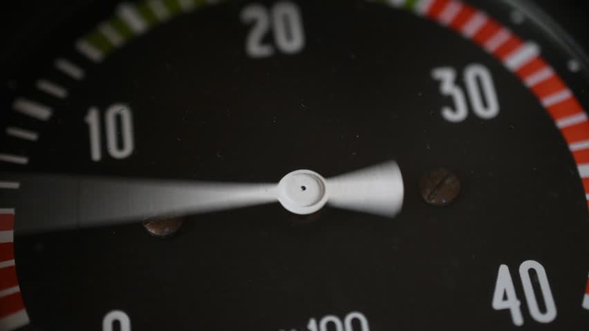 Tachometer close up Royalty-Free Stock Footage #14824036
