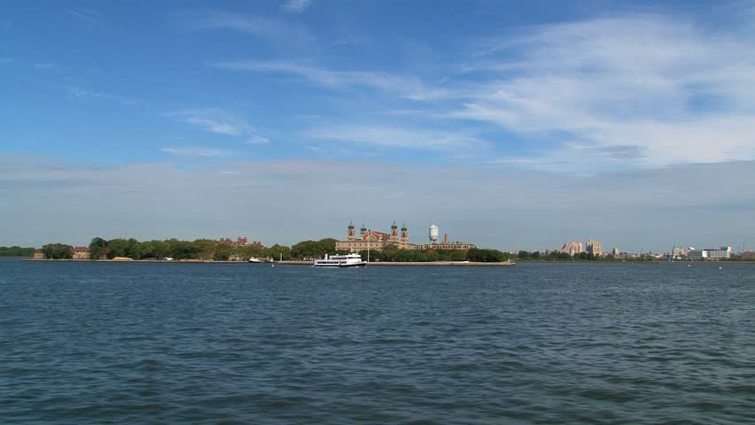 New York - Circa October 2010:  Ellis Island.