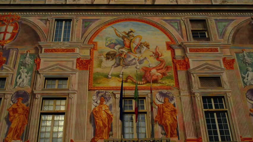 The Palazzo San Giorgio or Palace of St. George (also known as the Palazzo delle Compere di San Giorgio) is a palace in Genoa, Italy. It is situated in the Piazza Caricamento.