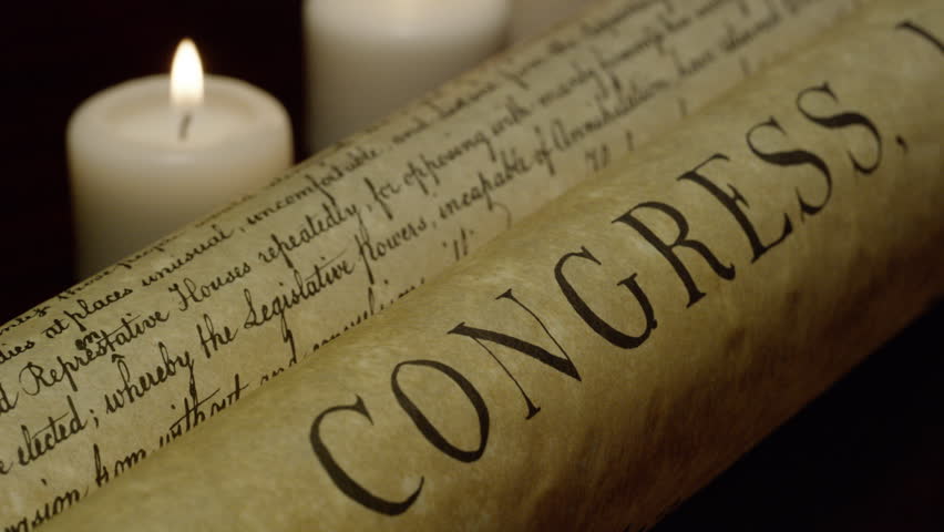 Historical Recreation - Declaration of Independence Rack focus out