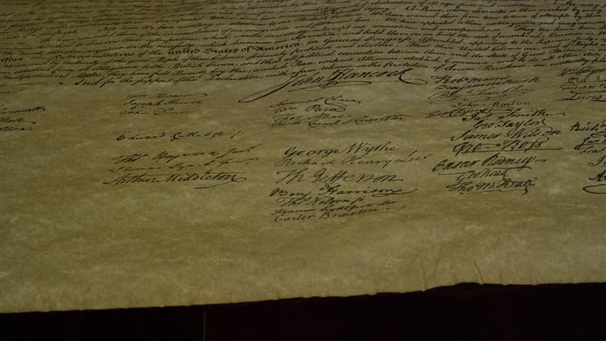 Historical Recreation - Declaration of Independence