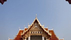Wat benchamaborpit, Marble temple, Landmark of Bangkok, Thailand