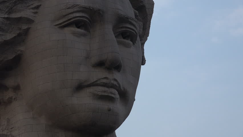 CHANGSHA, CHINA - 21 SEPTEMBER 2015: Giant statue of Mao Zedong in Changsha, where the former Chairman 