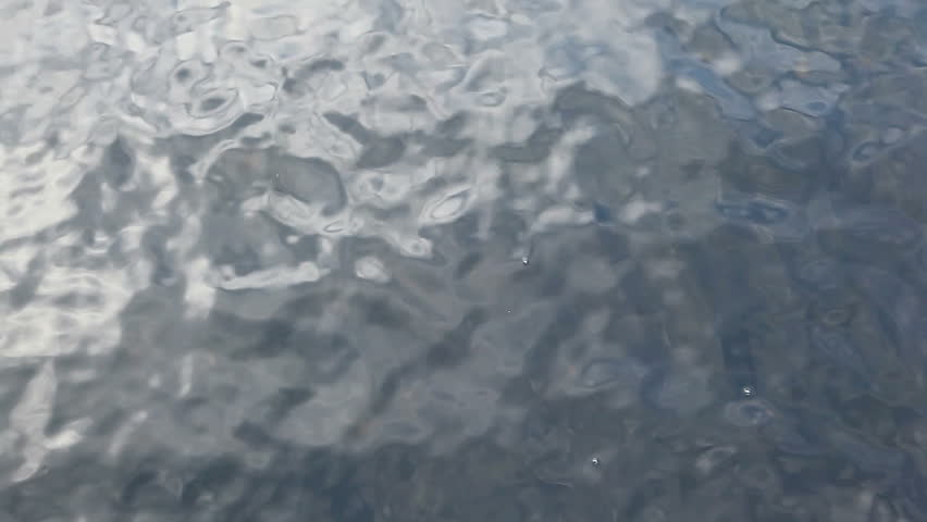 Water surface on the pond