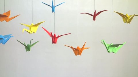 Origami flying birds Stock Video Footage - 4K and HD Video Clips ...