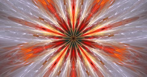 4K  abstract red and green star texture motion background seamless looping fractal