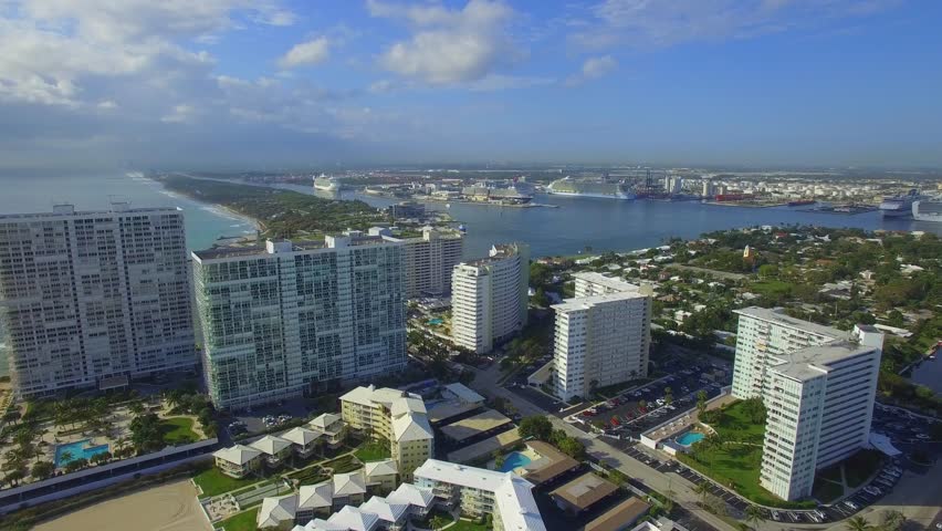 Buildings on Fort Lauderdale Beach FL