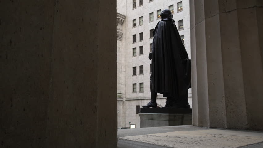 A dolly shot of New York